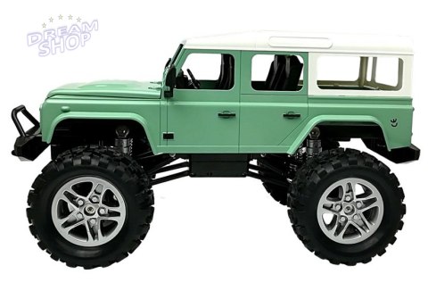 Auto Zdalnie Sterowane Jeep R/C Zielony 7.5 km/h 1:14 2.4G