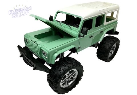 Auto Zdalnie Sterowane Jeep R/C Zielony 7.5 km/h 1:14 2.4G