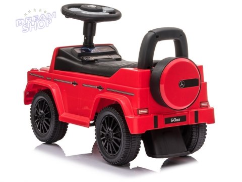 Jeździk Mercedes G-Class 652 Czerwony Dźwięk Klaksonu Silnika Jeździk Mercedes G-Class 652 Czerwony Dźwięk Klaksonu Silnika