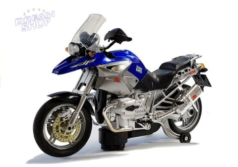 Motocykl Na Baterie ze Światłami i Muzyką Niebieski Motocykl Na Baterie ze Światłami i Muzyką Niebieski