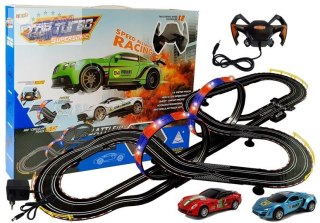 Tor Wyścigowy 1:43 2 Autka Top Turbo Światła 7,6 m długości