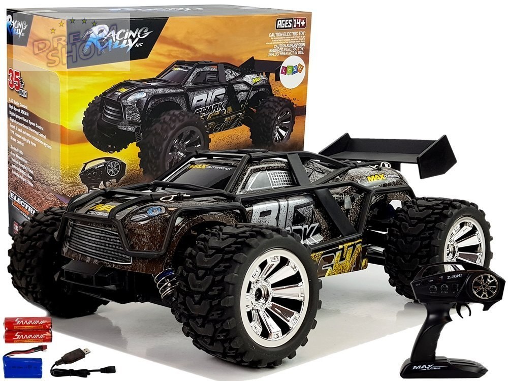Auto Off-Road Zdalnie Sterowane Brązowo- Żółty 2.4G 1:18 35 km/h Kontrola Prędkości Auto Off-Road Zdalnie Sterowane Brązowo- Żółty 2.4G 1:18 35 km/h Kontrola Prędkości