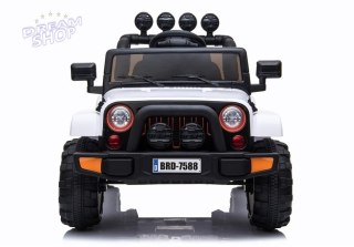 Auto na Akumulator Jeep BRD-7588 Biały 4x4