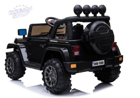 Auto na Akumulator Jeep BRD-7588 Czarny 4x4 Auto na Akumulator Jeep BRD-7588 Czarny 4x4