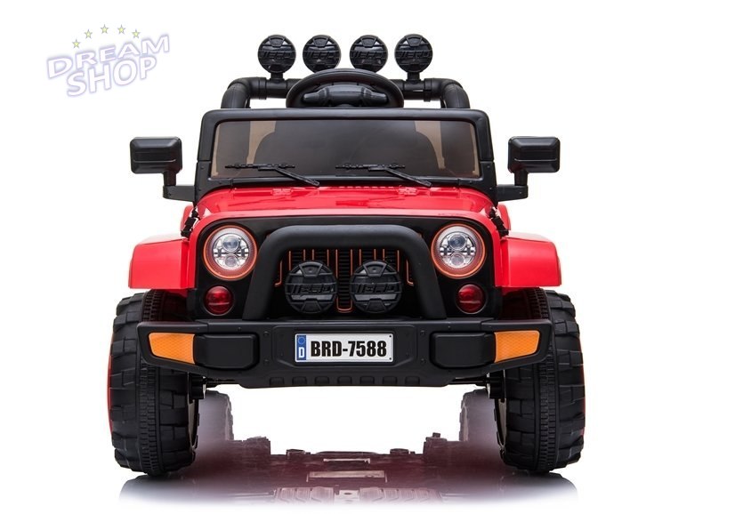 Auto na Akumulator Jeep BRD-7588 Czerwony 4x4 Auto na Akumulator Jeep BRD-7588 Czerwony 4x4