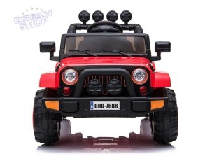 Auto na Akumulator Jeep BRD-7588 Czerwony 4x4