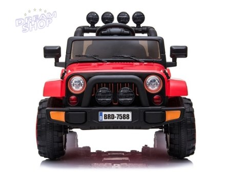 Auto na Akumulator Jeep BRD-7588 Czerwony 4x4 Auto na Akumulator Jeep BRD-7588 Czerwony 4x4
