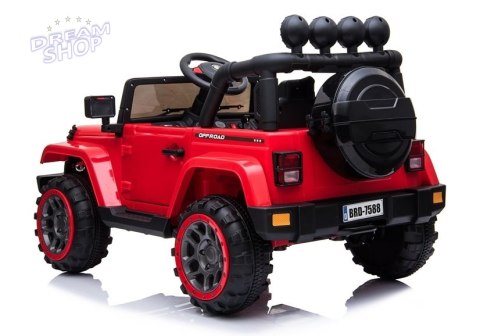 Auto na Akumulator Jeep BRD-7588 Czerwony 4x4 Auto na Akumulator Jeep BRD-7588 Czerwony 4x4