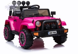 Auto na Akumulator Jeep BRD-7588 Różowy 4x4