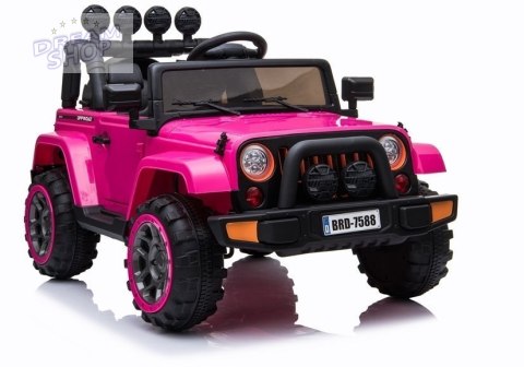 Auto na Akumulator Jeep BRD-7588 Różowy 4x4 Auto na Akumulator Jeep BRD-7588 Różowy 4x4