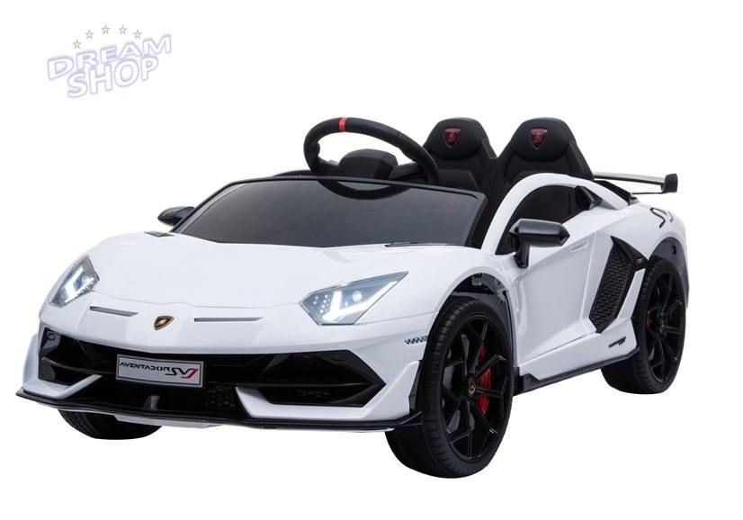 Auto na Akumulator Lamborghini Aventador Biały Auto na Akumulator Lamborghini Aventador Biały