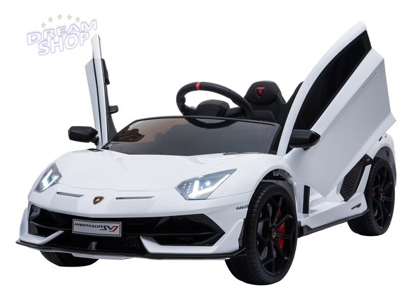 Auto na Akumulator Lamborghini Aventador Biały Auto na Akumulator Lamborghini Aventador Biały