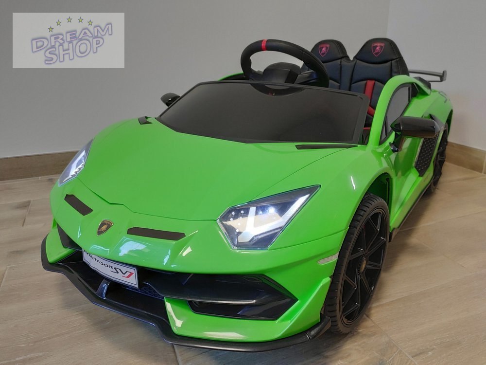 Auto na Akumulator Lamborghini Aventador Zielony Auto na Akumulator Lamborghini Aventador Zielony