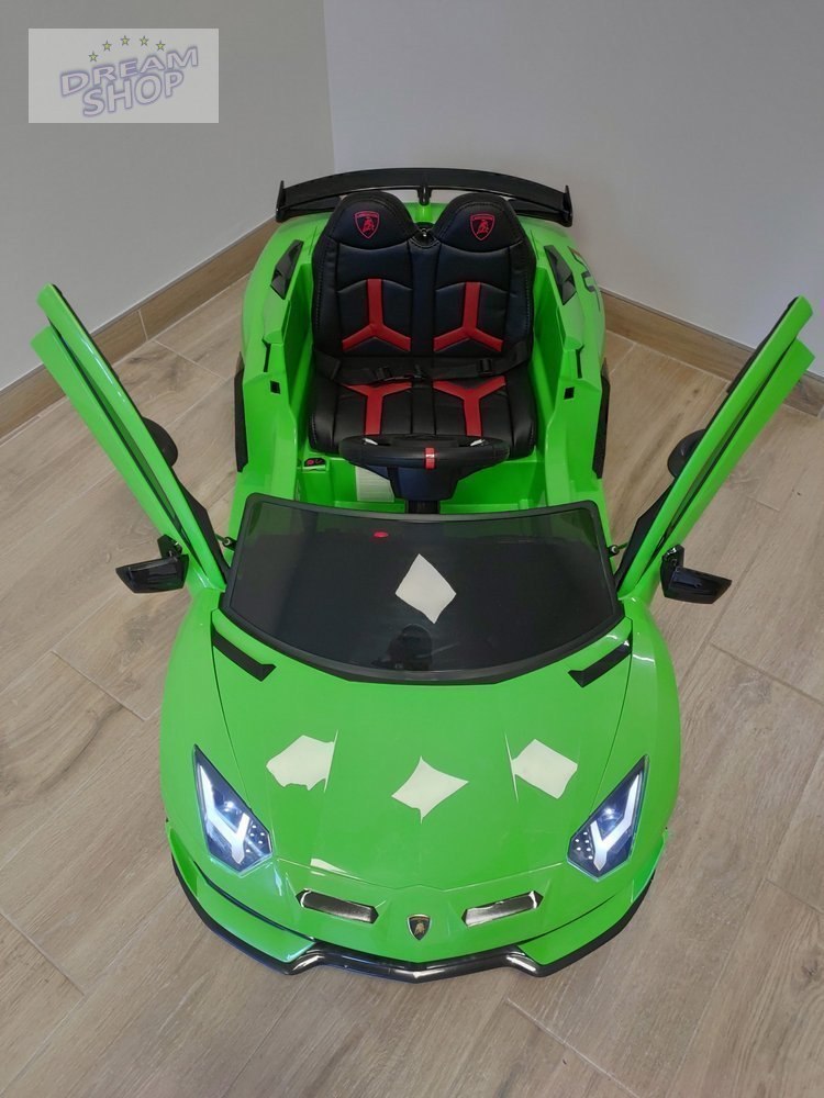 Auto na Akumulator Lamborghini Aventador Zielony Auto na Akumulator Lamborghini Aventador Zielony