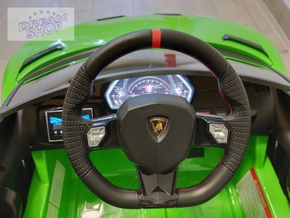 Auto na Akumulator Lamborghini Aventador Zielony Auto na Akumulator Lamborghini Aventador Zielony