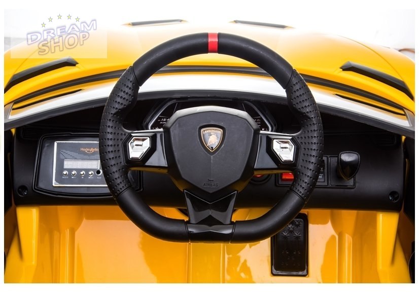 Auto na Akumulator Lamborghini Aventador Żółty Auto na Akumulator Lamborghini Aventador Żółty