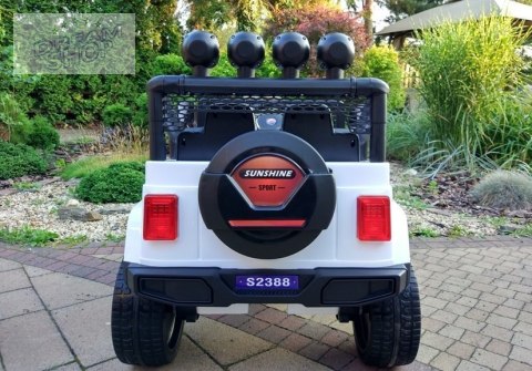 Auto na Akumulator S2388 Jeep Biały 4x45W