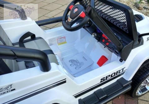 Auto na Akumulator S2388 Jeep Biały 4x45W