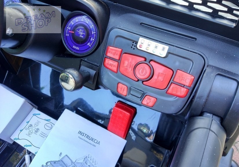 Auto na Akumulator S2388 Jeep Czarny 4x45W Auto na Akumulator S2388 Jeep Czarny 4x45W