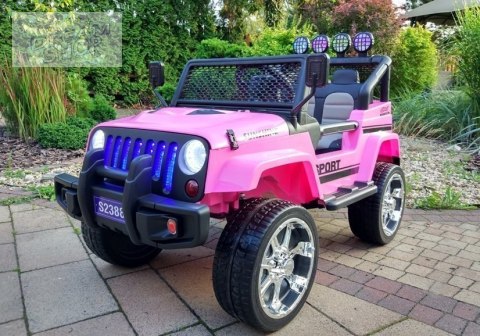 Auto na Akumulator S2388 Jeep Różowy 4x45W