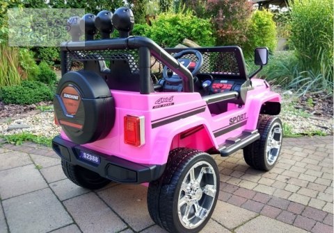 Auto na Akumulator S2388 Jeep Różowy 4x45W