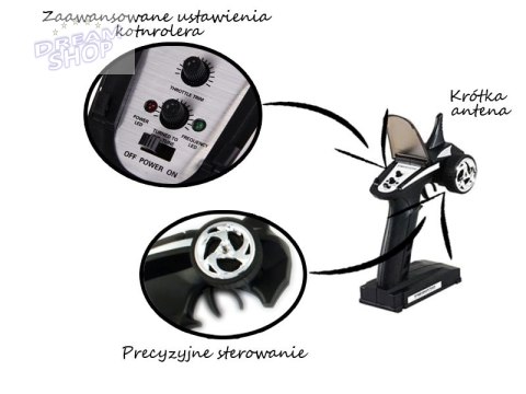Łódź RC zdalnie sterowana FT009 pomarańczowa