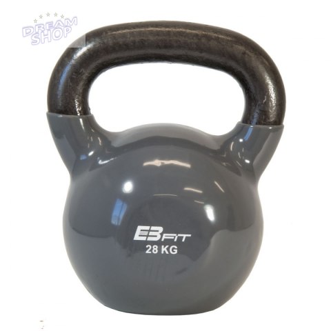 Hantla Żeliwna Kettlebell 28 Kg Odważnik Eb Fit Hantla Żeliwna Kettlebell 28 Kg Odważnik Eb Fit