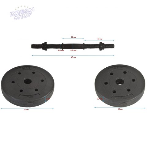 Hantla kompozytowa 16 kg ( 2x8 kg ) Eb Fit Hantla kompozytowa 16 kg ( 2x8 kg ) Eb Fit