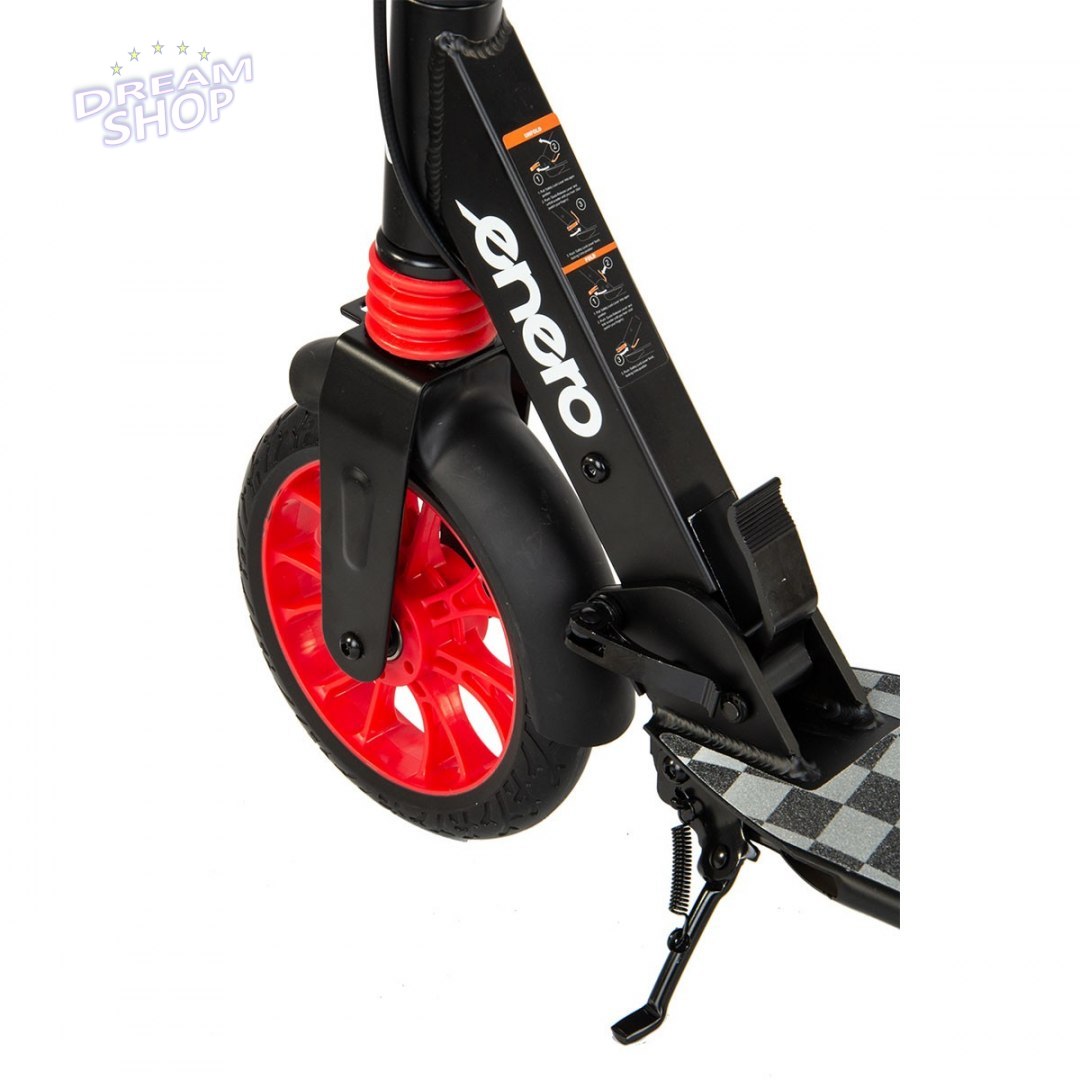 Hulajnoga Enero Ultra Speed 200mm z hamulcem tarczowym czarna Hulajnoga Enero Ultra Speed 200mm z hamulcem tarczowym czarna