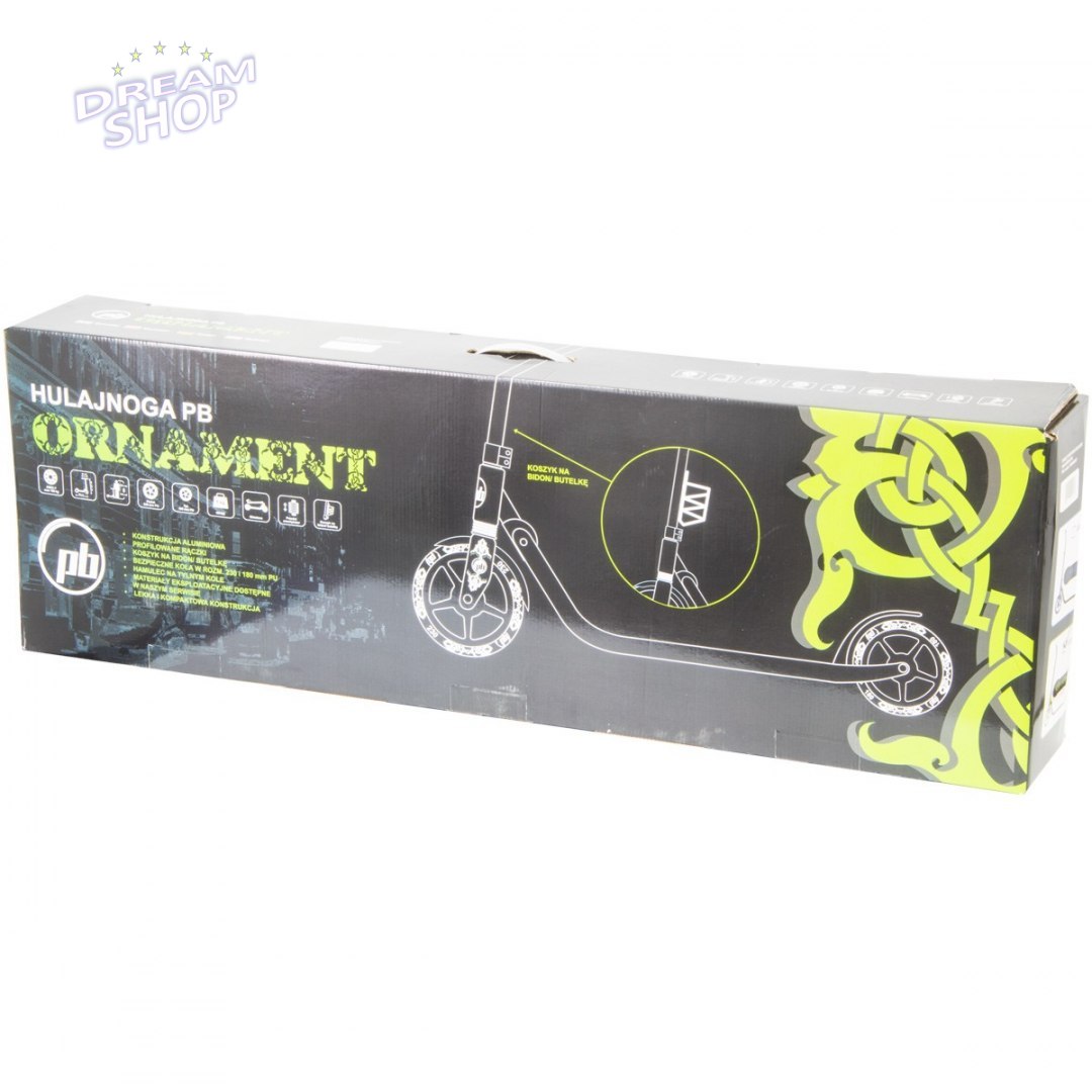 Hulajnoga pb ornament 230mm niebieska Hulajnoga pb ornament 230mm niebieska