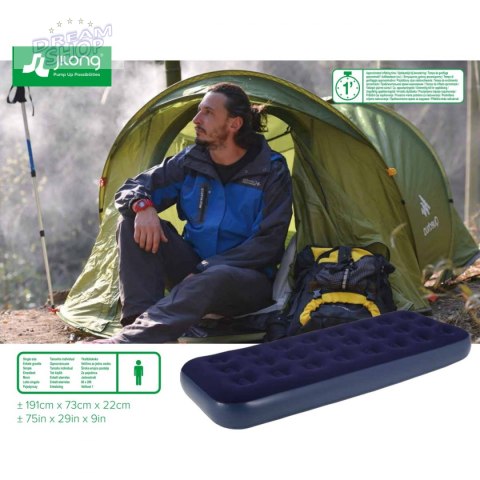 Materac flokowany 1-osobowy 191x73x22cm Jl020411N Materac flokowany 1-osobowy 191x73x22cm Jl020411N
