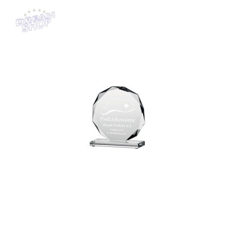 Trofeum Szklane Grawerowane H19 Cm Trofeum Szklane Grawerowane H19 Cm