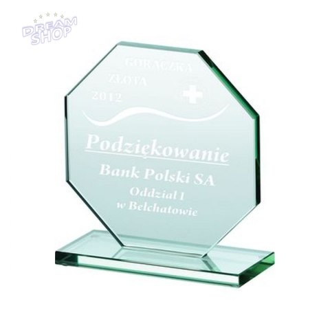 Trofeum Szklane Grawerowane Trofeum Szklane Grawerowane