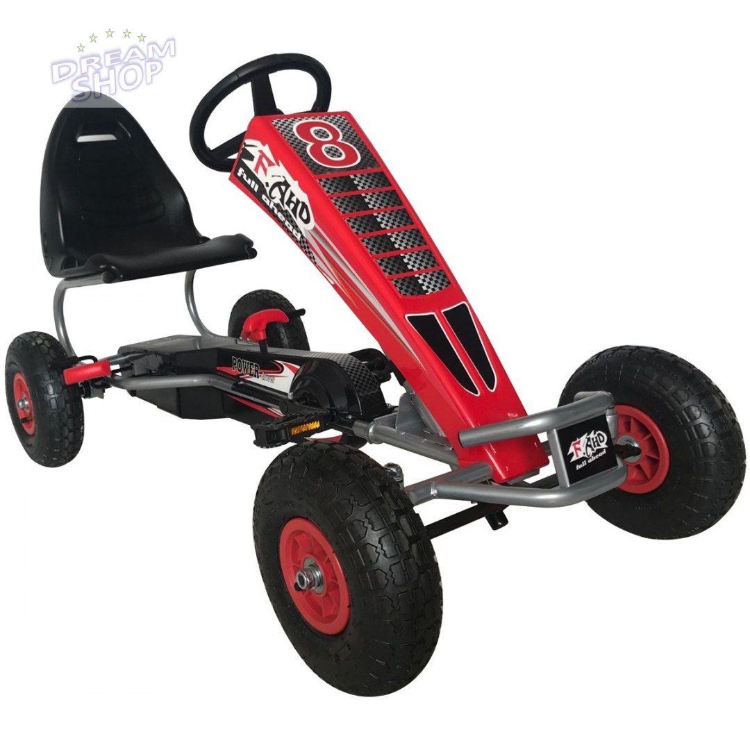 Gokart sportowy Enero 14 czerwony Gokart sportowy Enero 14 czerwony