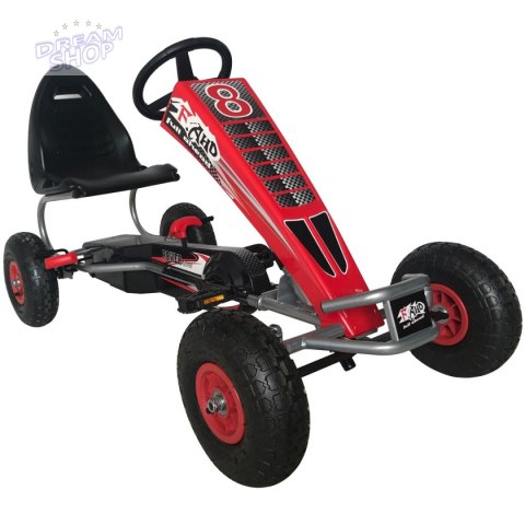 Gokart sportowy Enero 14 czerwony Gokart sportowy Enero 14 czerwony