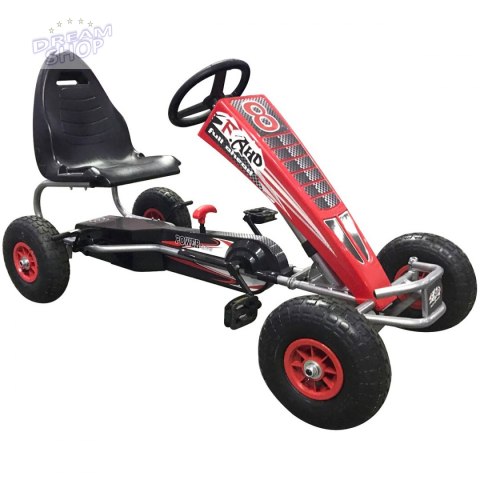Gokart sportowy Enero 14 czerwony Gokart sportowy Enero 14 czerwony