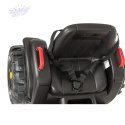 Traktor elektryczny z przyczepą czerwono czarny 1033075