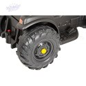 Traktor elektryczny z przyczepą czerwono czarny 1033075