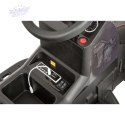 Traktor elektryczny z przyczepą czerwono czarny 1033075