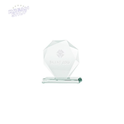 Trofeum Szklane Grawerowane 3D Z Etui