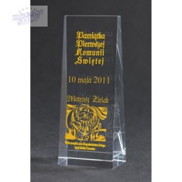 Trofeum Szklane Grawerowane + Wypełnienie Farbą