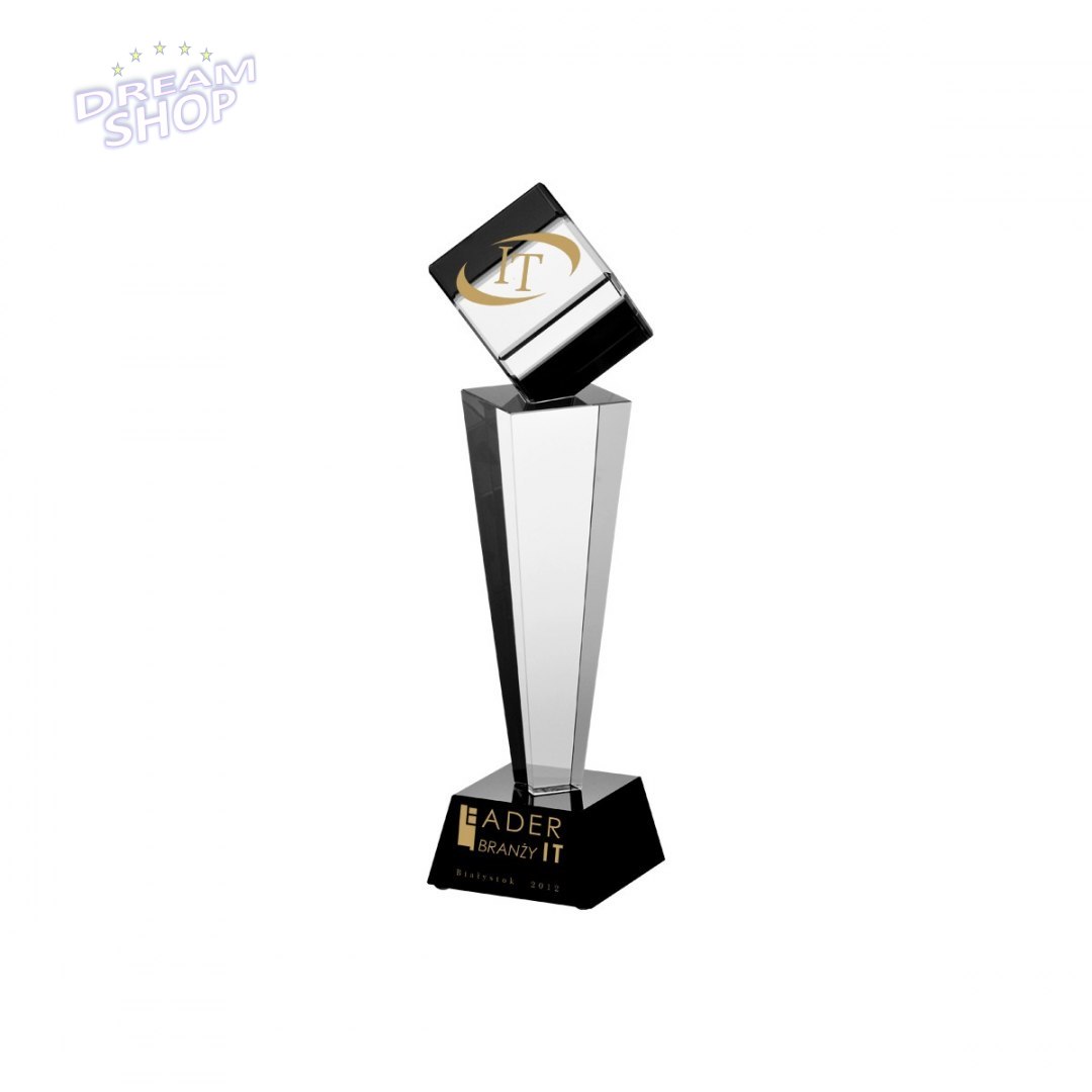 Trofeum Szklane Grawerowane Z Etui + Wypełnienie Farbą Trofeum Szklane Grawerowane Z Etui + Wypełnienie Farbą