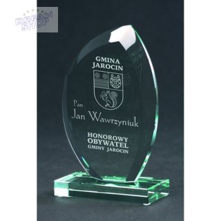 Trofeum Szklane Grawerowane Z Etui