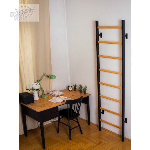 Drabinka gimnastyczna drewniano metalowa na 4 uchwyty BenchK 210B Drabinka gimnastyczna drewniano metalowa na 4 uchwyty BenchK 210B