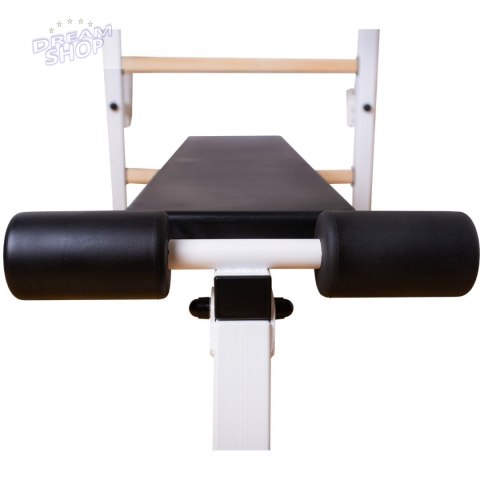 Ławka do ćwiczeń biały mat BenchK B 410 Ławka do ćwiczeń biały mat BenchK B 410