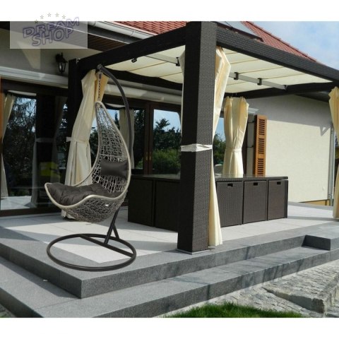 Huśtawka fotel bujany slim szary/Szary Huśtawka fotel bujany slim szary/Szary