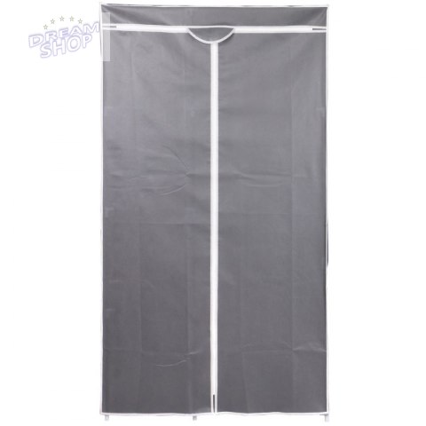 Szafa tekstylna garderoba 90x45x170cm ciemno-szara 8811