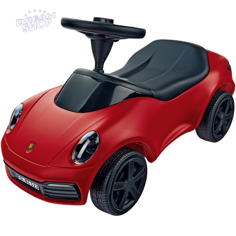 BIG Czerwony Jeździk Porsche 911 Klakson Ciche Koła BIG Czerwony Jeździk Porsche 911 Klakson Ciche Koła