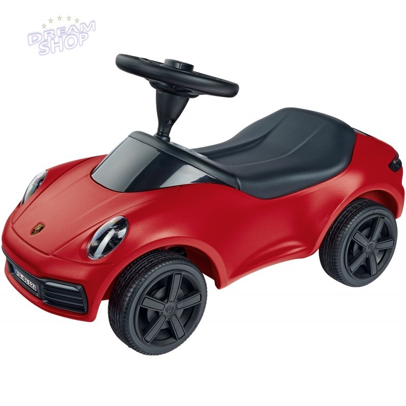 BIG Czerwony Jeździk Porsche 911 Klakson Ciche Koła BIG Czerwony Jeździk Porsche 911 Klakson Ciche Koła