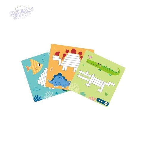 Tooky Toy Układanka Gra Logiczna Łamigłówki Klocki Magnetyczne dla Dzieci 49 el. Tooky Toy Układanka Gra Logiczna Łamigłówki Klocki Magnetyczne dla Dzieci 49 el.